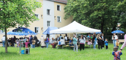 Sommerfest in der Aussigerstraße